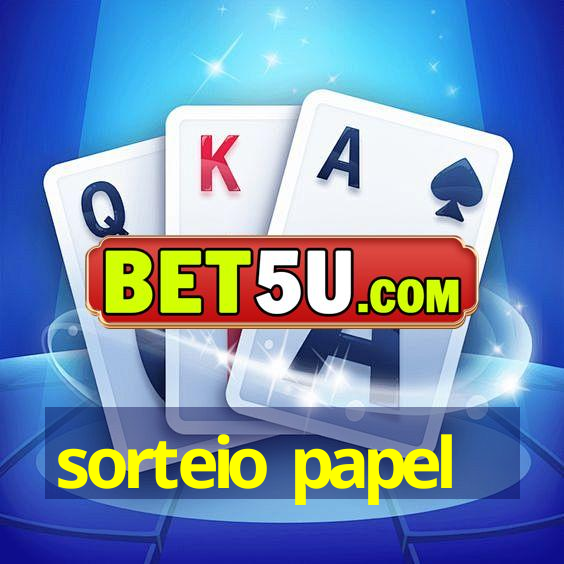 sorteio papel